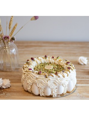 Vacherin - Papilla (Amande-Pistache et Fleur d'Oranger)