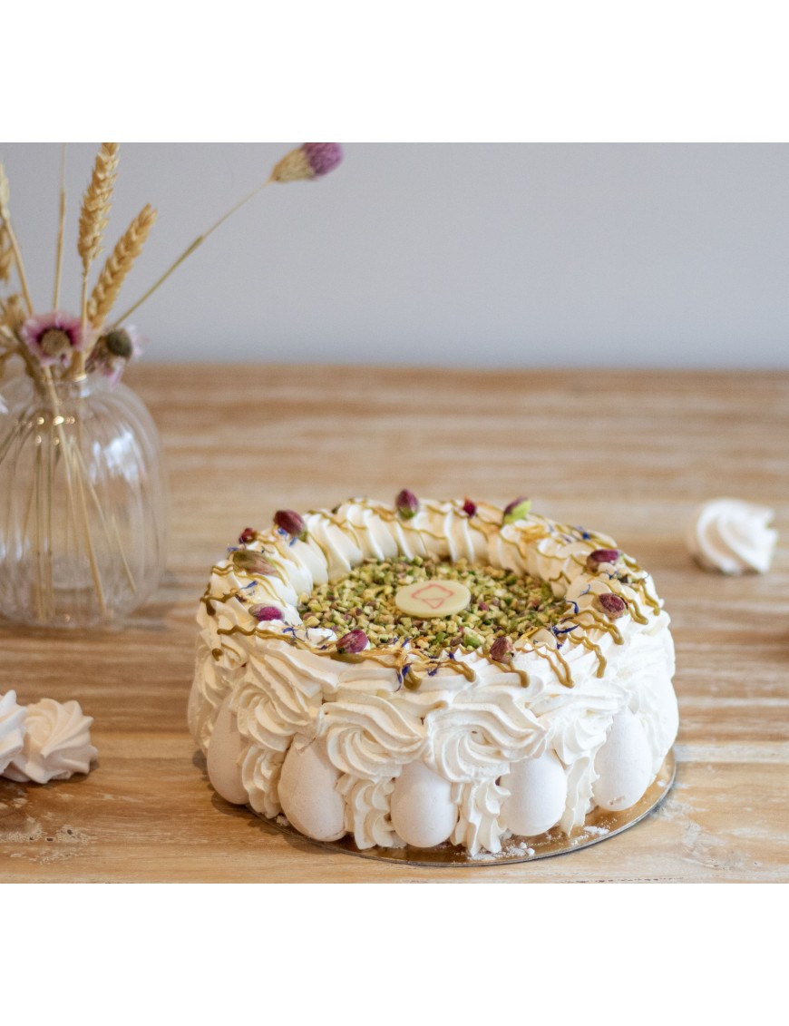 Vacherin - Papilla (Amande-Pistache et Fleur d'Oranger)